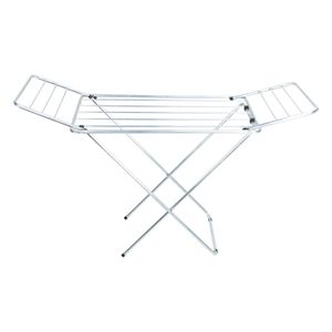Varal  de Chão com Abas Mahil de Alumínio 1,43m x 0,50m x 0,87m