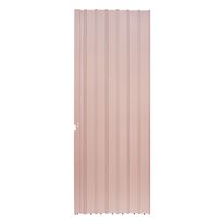 Porta Sanfonada em PVC Areia Plasbil 80cm x 2,10m