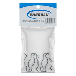 Abraçadeira para Luminária Fluorescente Enerblu 4 peças