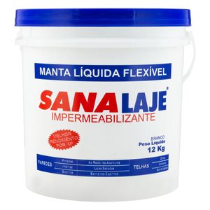 Impermeabilizante Líquido Sana Laje 12kg Branco