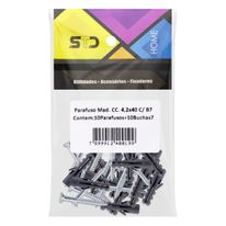Parafuso Phillips com Bucha 4,2mm x 40mm STD Cabeça Chata 10 unidades
