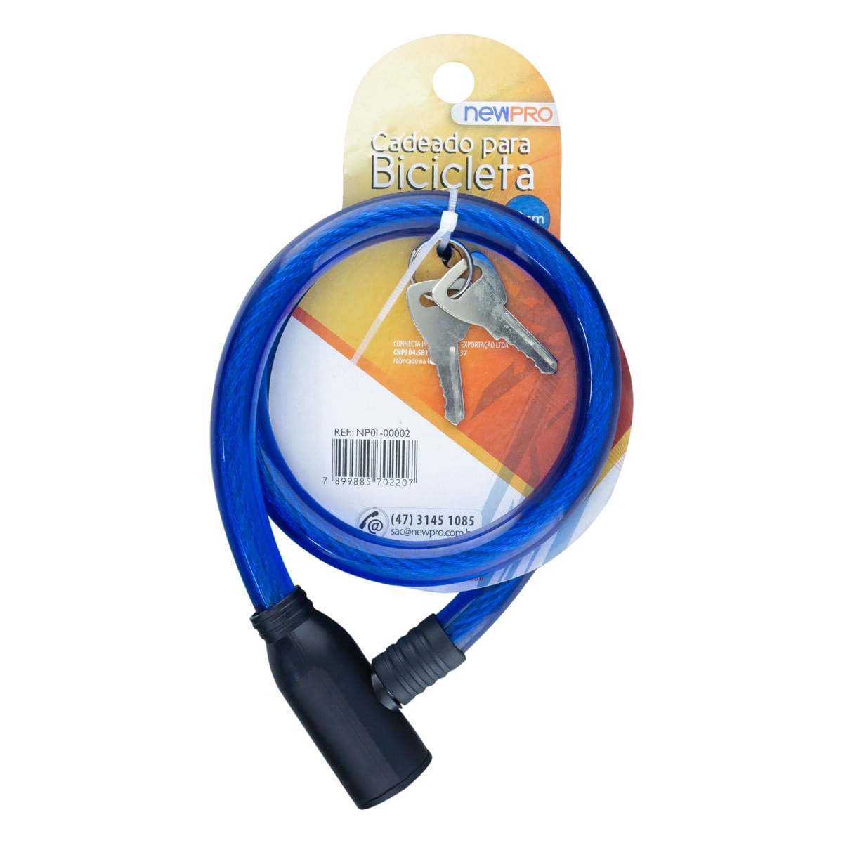 CadeadoparaBicicletaNewpro60cmFrontal3