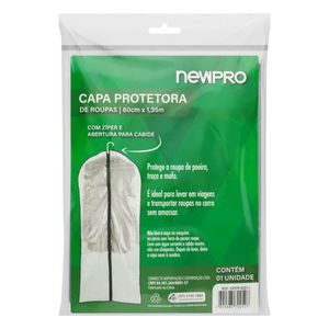 Capa protetora para Roupas Newpro 60cm x 1,35m