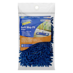 Refil Mop Pó Plano Azul Newpro 40cm