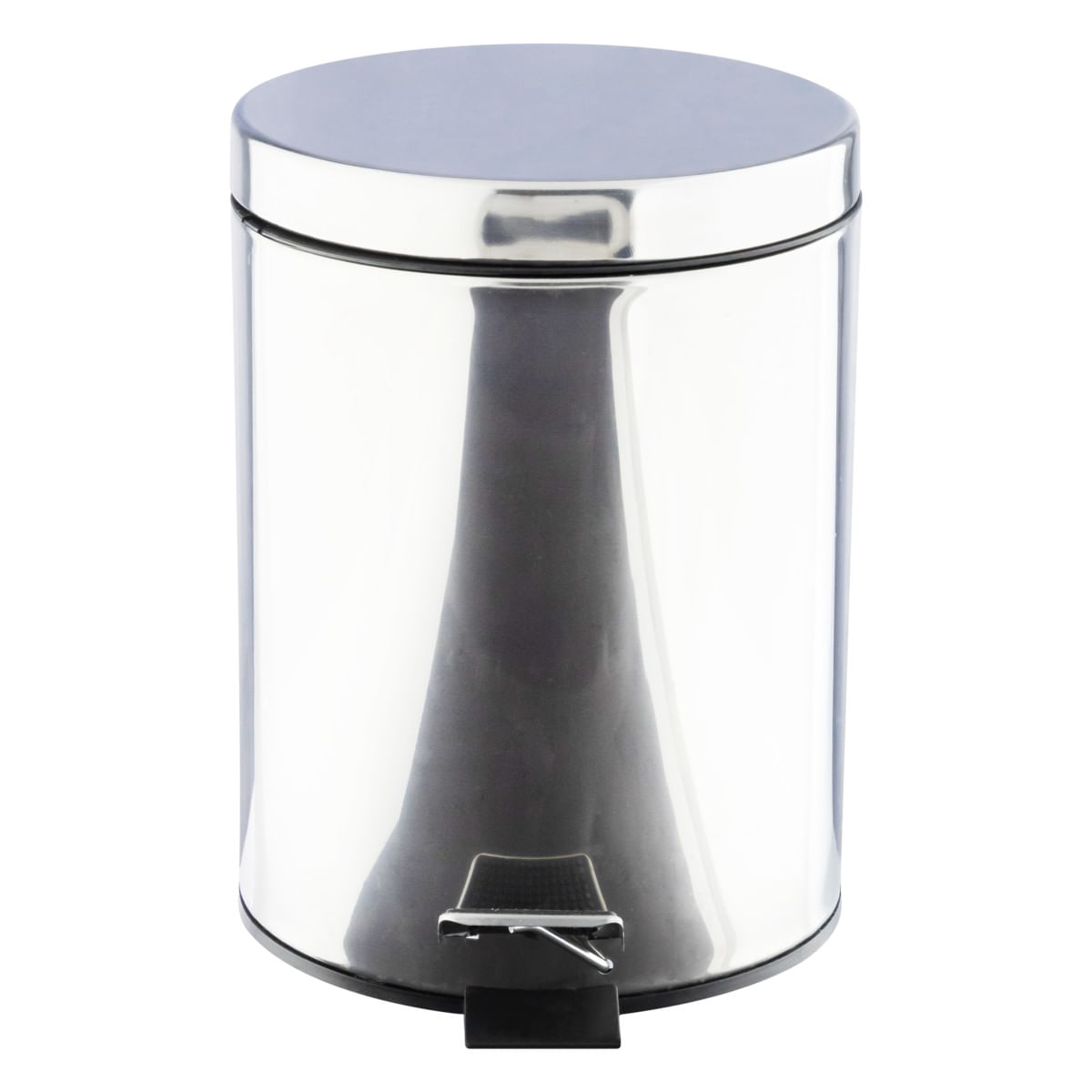 LixeiracomPedalInoxNewpro5lFrontalTopo1