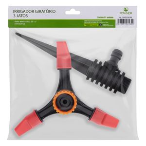 Irrigador Giratório Tipo Espiga 3 Jatos Powner