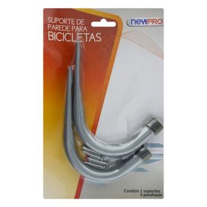 Suporte de Parede para Bicicleta Newpro 11cm 2 unidades