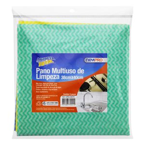 Toalha de Limpeza Multiuso Newpro 5 peças 38cm x 40cm