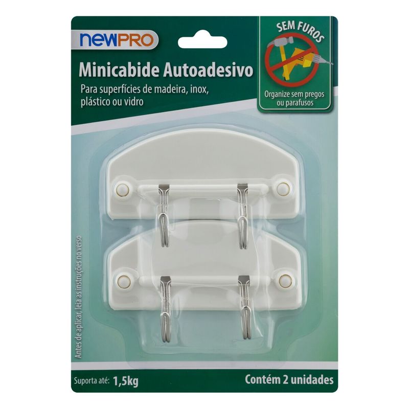 Mini-Cabide-Autoadesivo-Newpro-Branco-2-unidadesFrontal1