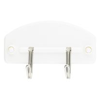 Mini Cabide Autoadesivo Newpro Branco 2 unidades