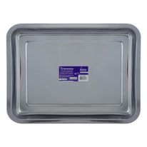 Travessa Retangular em Inox Ikinci 27cm x 36cm
