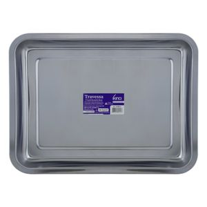 Travessa Retangular em Inox Ikinci 27cm x 36cm