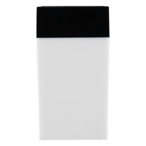 Porta Algodão Branco e Preto Newpro