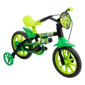 Bicicleta Infantil Black Nathor Aro 12