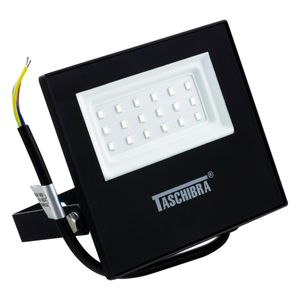 Refletor de Led Preto Taschibra 20W Luz Verde