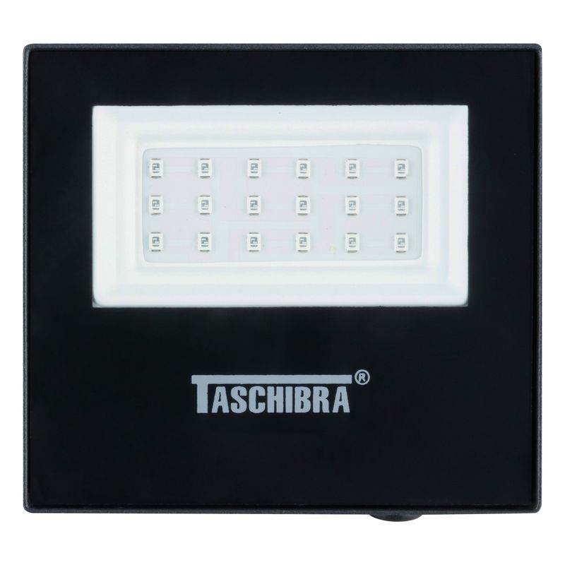 Refletor-de-Led-Preto-Taschibra-20W-Luz-Verde-AutovoltFrontal2