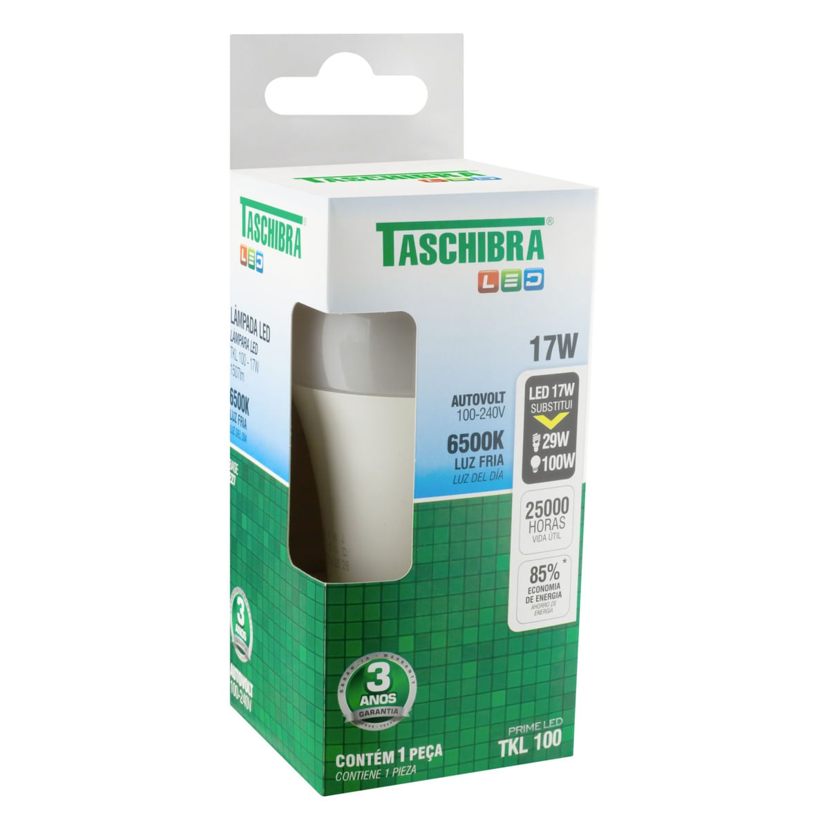 LâmpadaLedTKL100Taschibra6500K17WAutovoltAngularEsquerda2