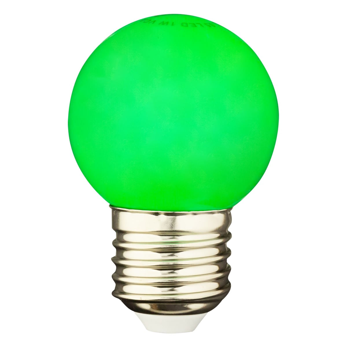 LâmpadaLedBolinhaVerdeTaschibra1W220VFrontal1