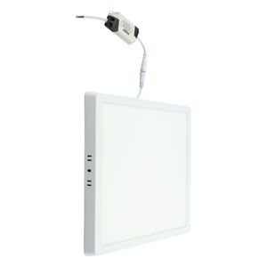 Painel Led de Sobrepor Branco Quadrado Taschibra Lux 24W 6500K