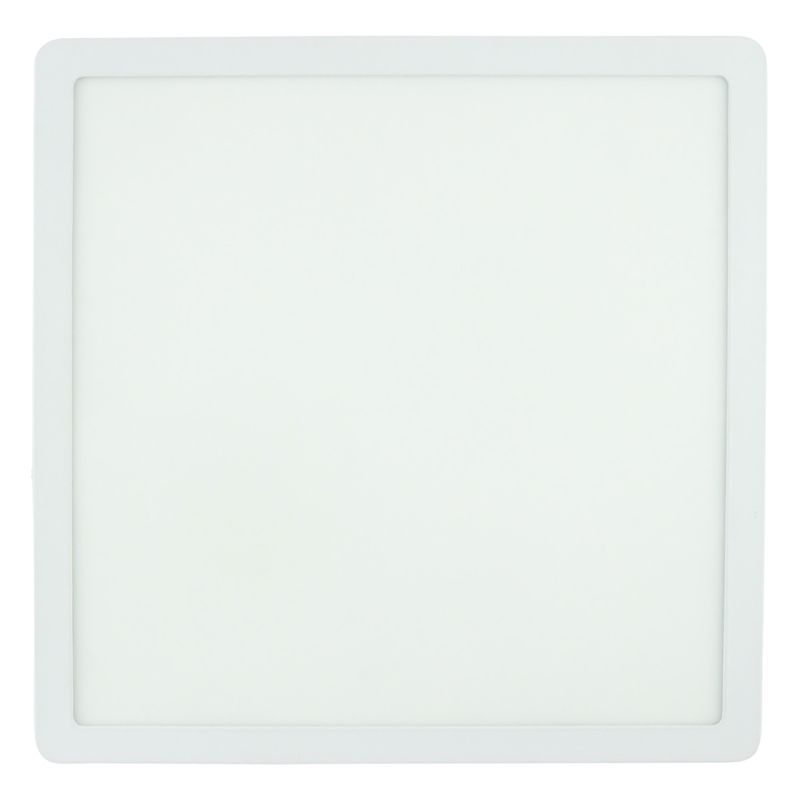 Painel-Led-de-Sobrepor-Branco-Quadrado-Taschibra-Lux-24W-3000K-AutovoltFrontal1