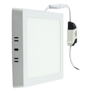Painel Led de Sobrepor Branco Quadrado Taschibra Lux 12W 3000K