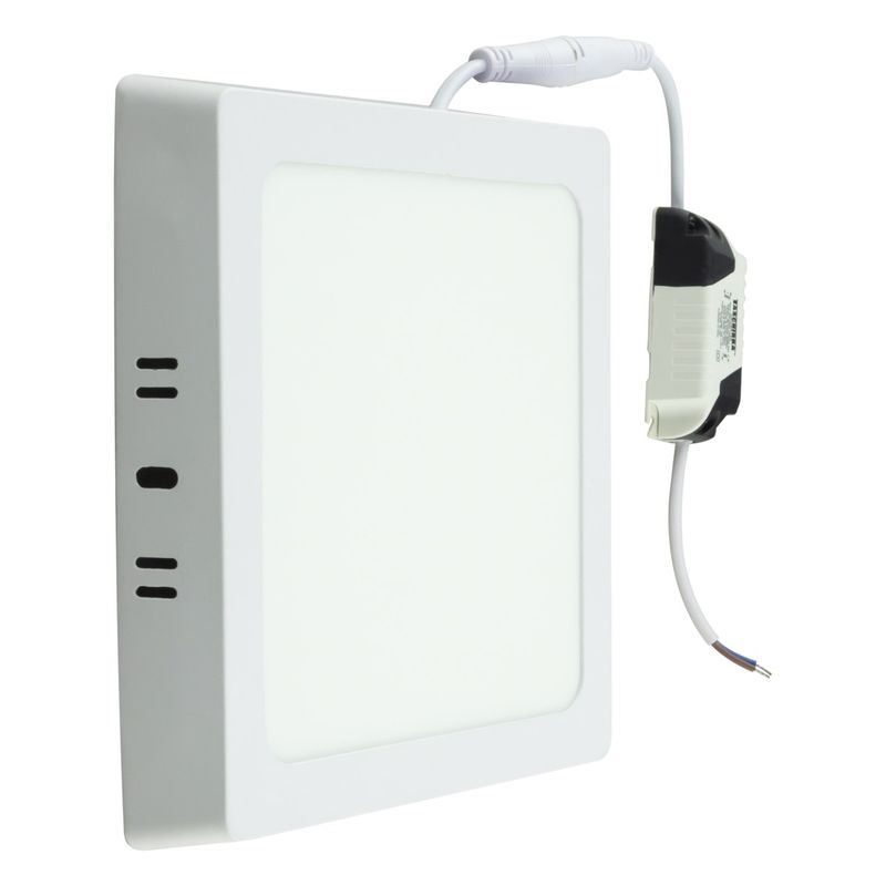 Painel-Led-de-Sobrepor-Branco-Quadrado-Taschibra-Lux-12W-3000K-AutovoltAngularEsquerda2