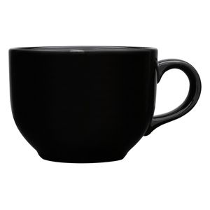 Caneca Cerâmica Jumbo Biona Preta 740ml