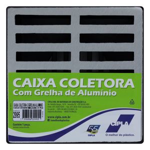 Caixa Coletora com Grelha Cipla 185mm x 185mm