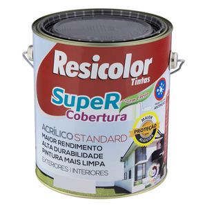 Tinta Acrílica Fosca Resicolor Super Cobertura 3,6l Branca