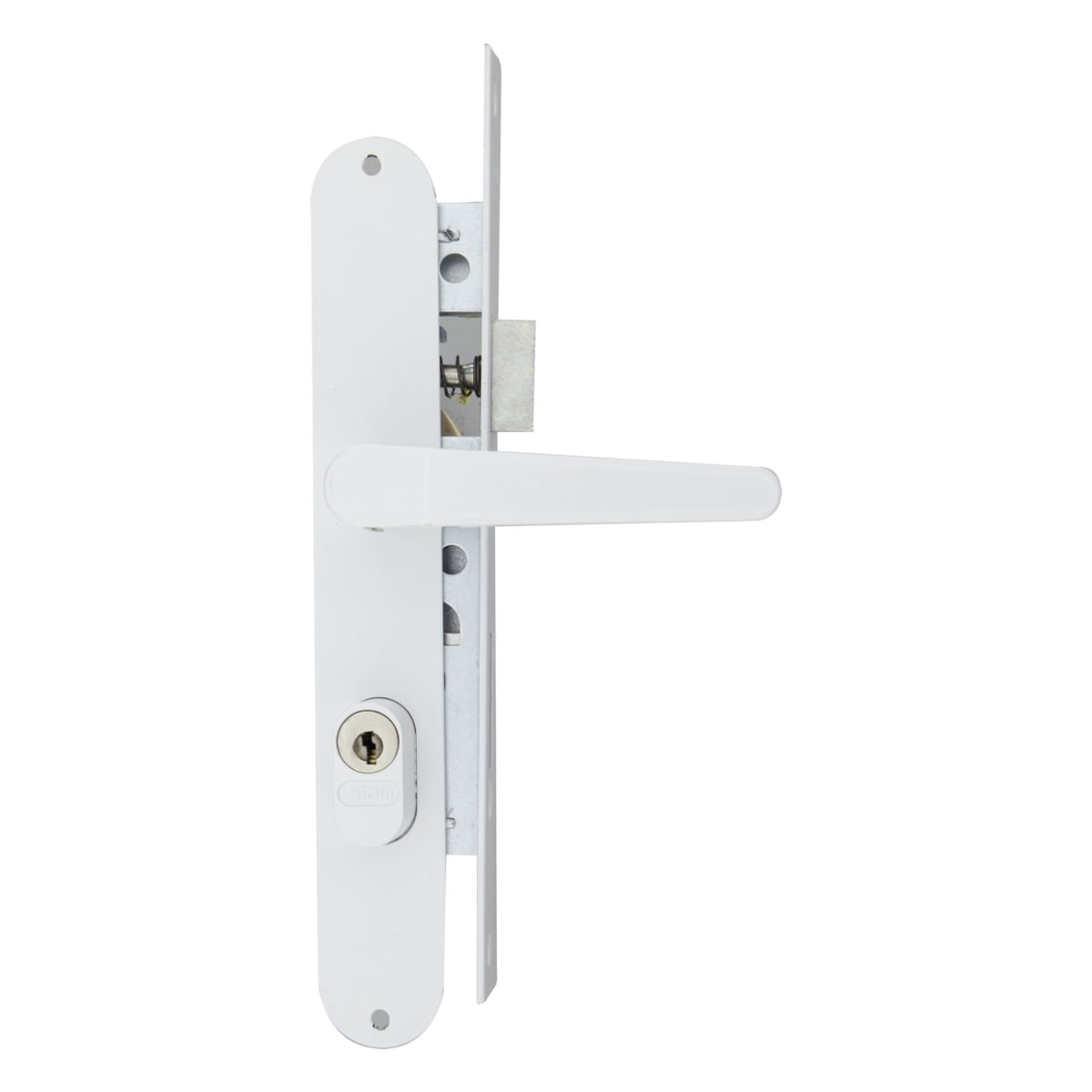 FechaduraExternaBrancaStam603/03Frontal3