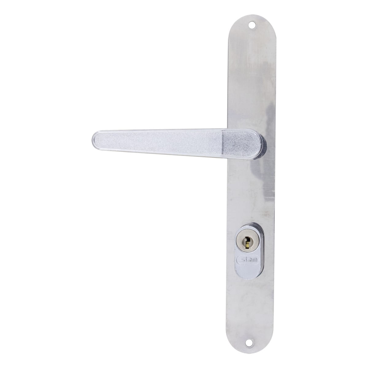 FechaduraExternaEspelhoInoxStam603/03Frontal1