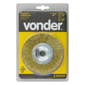 Escova Circular para Motoesmeril Vonder 4 1/2"