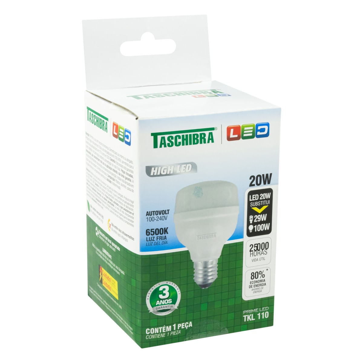 LâmpadaHighLedTKL100Taschibra6500K20WAutovoltAngularEsquerda2