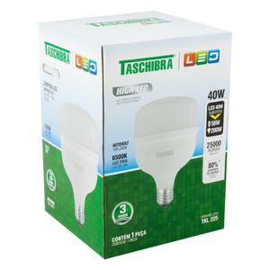 Lâmpada High Led Taschibra 6500K 40W