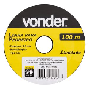 Linha de Nylon para Pedreiro Vonder 100m