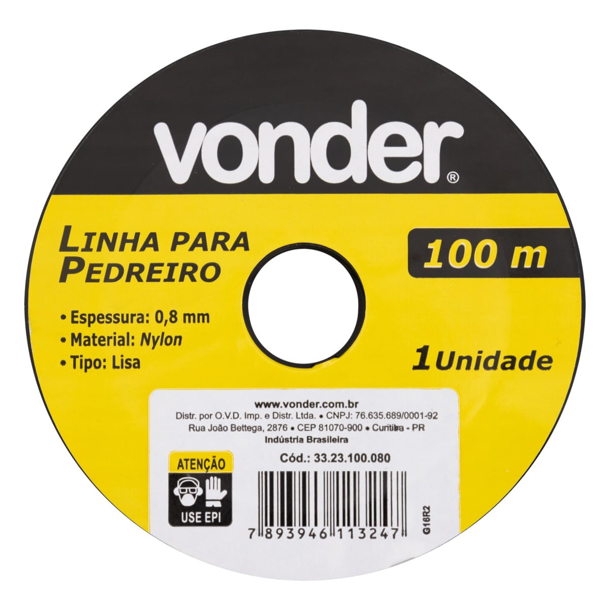 LinhadeNylonparaPedreiroVonder100mFrontal2