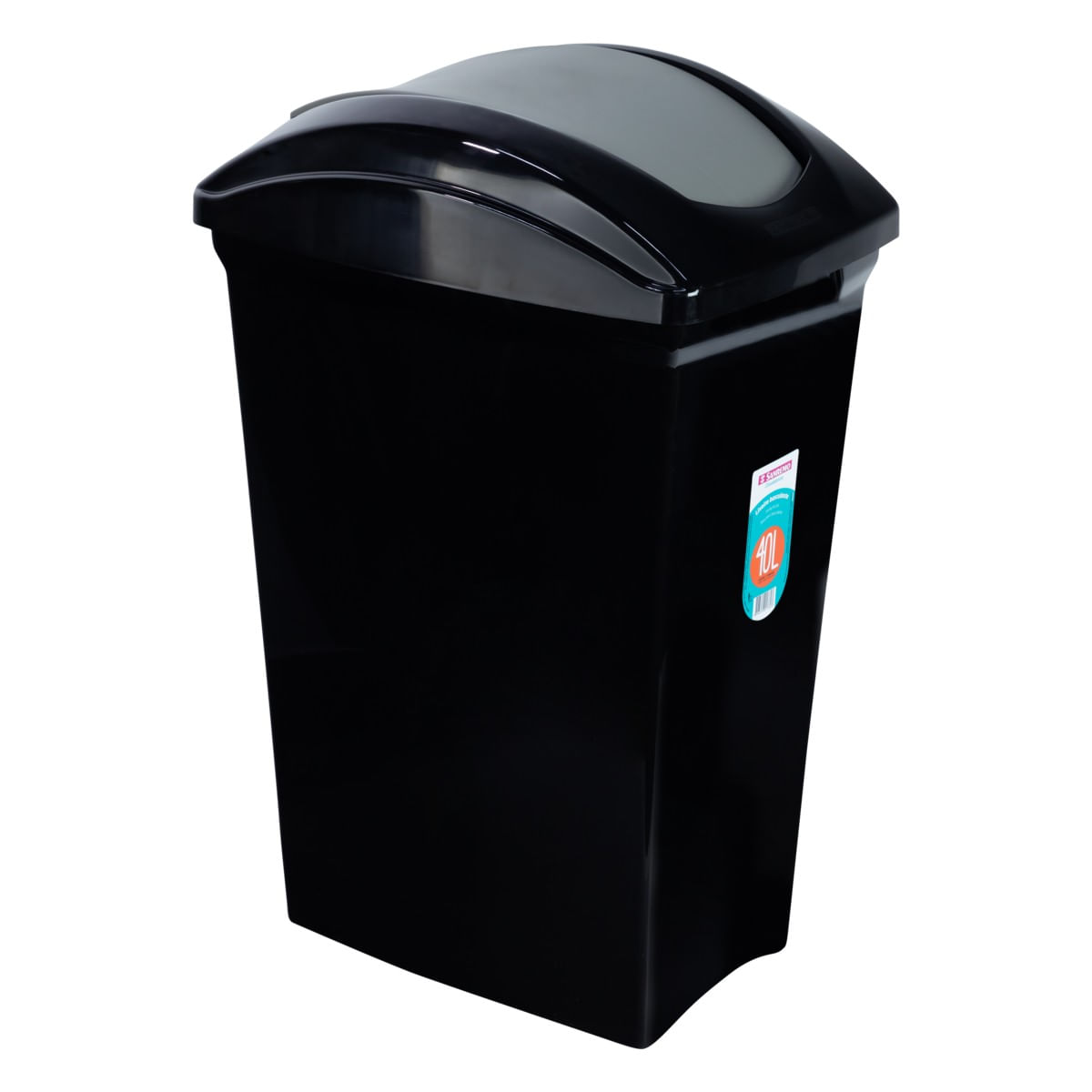 LixeiraBasculantePretaSanremo40lAngularEsquerda1