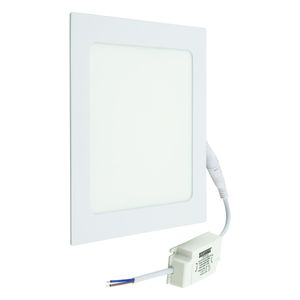 Painel Led de Embutir Branco Quadrado Taschibra Lux 12W 6500K