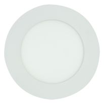 Painel Led de Embutir Branco Redondo Taschibra Lux 6W 3000K