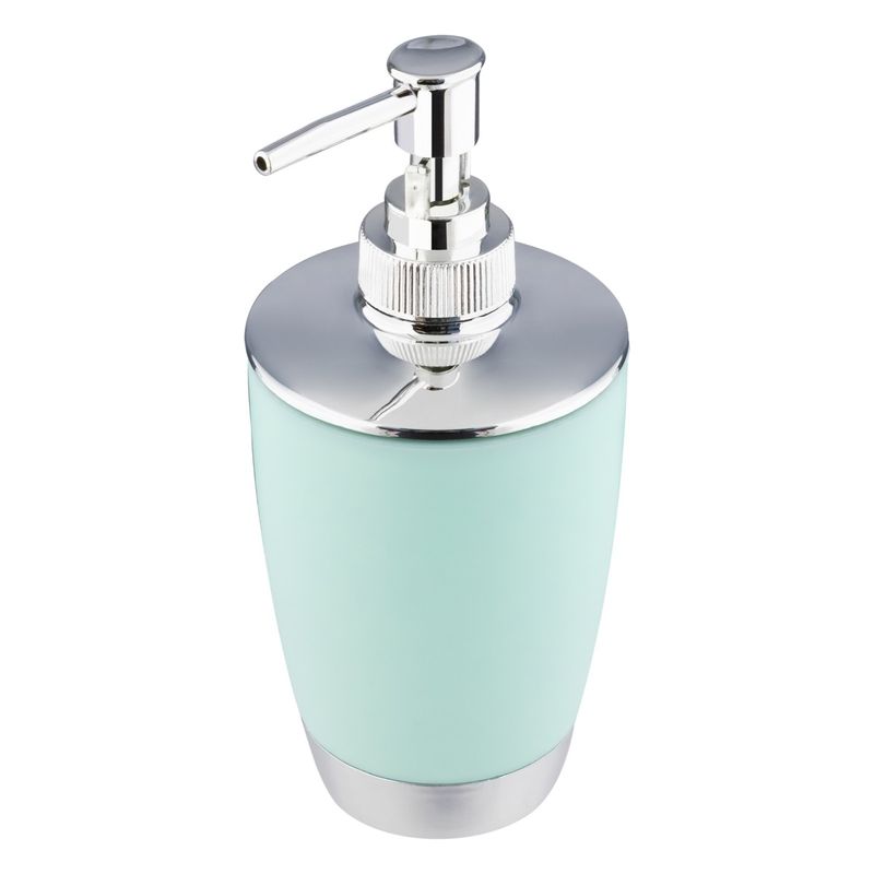 Porta-Sabonete-Liquido-de-Plastico-Newpro-Verde-250mlAngularEsquerda2