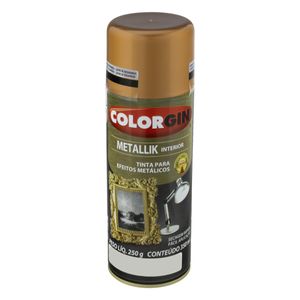 Tinta Spray Metallik Interior Colorgin 350ml Cobre