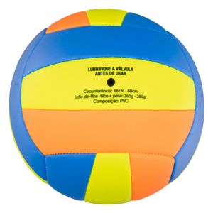 Bola Vôlei de Praia Amarela, Azul e Laranja Newpro n.° 5