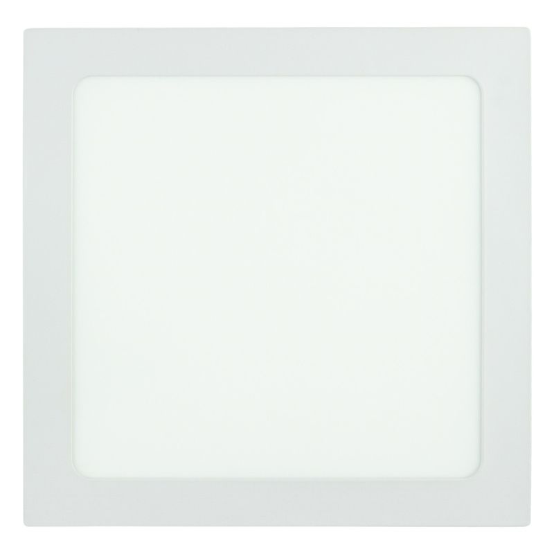 Painel-Led-de-Embutir-Branco-Quadrado-Taschibra-Lux-18W-3000K-AutovoltFrontal1