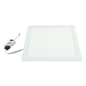 Painel Led de Embutir Branco Quadrado Taschibra Lux 24W 3000K