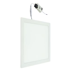 Painel Led de Embutir Branco Quadrado Taschibra Lux 24W 6500K