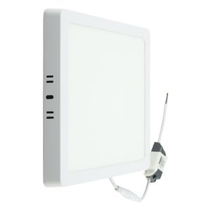 Painel Led de Sobrepor Branco Quadrado Taschibra Lux 18W 6500K