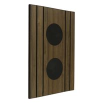 Esteira de Madeira para Braço de Sofá Decorine com Porta Copo