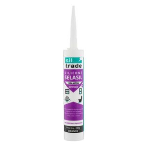 Silicone Acético Branco Sil Trade Selasil 280g