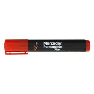 Marcador Permanente Vermelho Leonora