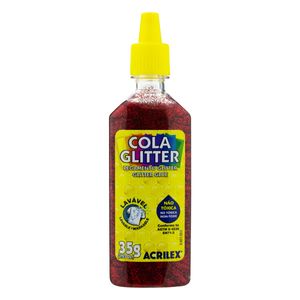 Cola Glitter Vermelho Acrilex 35g